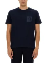 Etro T-shirt Rome In Blue