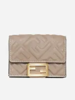 Fendi Baguette Micro Trifold In Multicolore