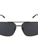 Ferragamo Salvatore  Eyewear Aviator Frame Sunglasses In Black