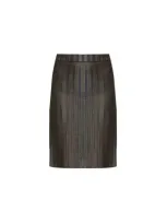 Ferragamo Salvatore  Knitted Mini Skirt In Multi