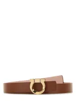 Ferragamo Salvatore  Reversible Logo Buckle Belt In Multi