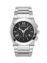 Ferragamo Men's Vega Chrono Stainless Steel Bracelet Watch/42mm In Black