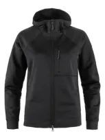 Fjall Raven Fjällräven Abisko Grid Fleece Hooded Jacket In Black