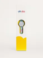 Flik Flak Kids' Confetti Chaos Watch In Yellow