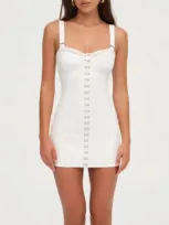 For Love & Lemons Tilly Mini Dress In White