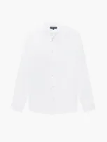 Frescobol Carioca Jorge Linen Shirt In White