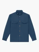 Frescobol Carioca Nuno Linen Jacket In Navy