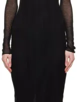 Gabriela Coll Garments Ssense Exclusive Black No.212 Maxi Dress In 02 Black