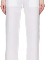 Gabriela Coll Garments White No.198 Trousers In 07 White