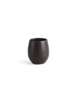 Gharyan Stoneware Coffee/tea Cup Set Of 4 In Black