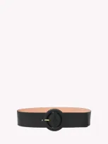 Gianvito Rossi Portofino Belt In Black Leather