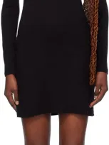 Gil Rodriguez Black Long Sleeve Bellevue Minidress