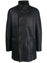 Giorgio Armani Coats In Blue