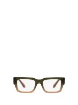 Giorgio Armani Eyeglasses In Gradient Green / Brown