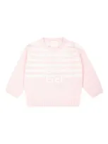 Givenchy Babies' 4g-patch Jumper In Pink