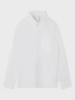 Givenchy Kids' Boy's Button Down 4g Shirt In White