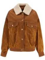 Golden Goose Babette Leather Jacket