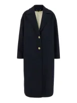 Golden Goose Oversize Coat In Blue