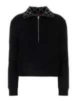 Gucci Wool Jumper In Black