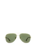 Gucci Eyewear Sunglasses In Gold