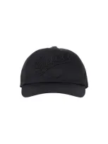 Gucci Logo Baseball Cap In Black  