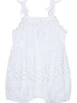 Habitual Babies' Eyelet Romper In White