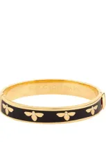 Halcyon Days Bee Bangle In Black