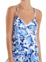 Hanky Panky Satin Sleep Cami In Blue