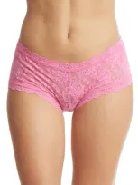 Hanky Panky Women's Signature Lace Boy Short, 4812 In Taffy Pink