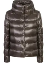 Herno Amelia Puffer Jacket In Grey