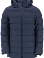 Herno Laminar Laminar Down Jacket In Gore-tex Infinium Windstopper In Blue