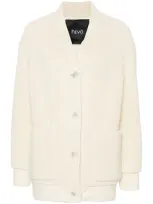 Hevo Cimino Cardigan In White