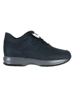 Hogan Interactive Low Top Sneakers In Blue