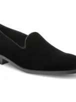 Hugo Boss Boss Derrek Velvet Loafer In Black