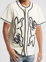 Icecream Benny The Jet Rodriguez Baseball Button-up Shirt In Antique White