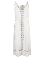 Isabel Marant Étoile White Siana Midi Dress