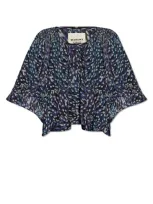 Isabel Marant Étoile Roxini Cropped Top In Multi