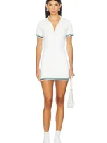 Ivl Collective Polo Tennis Dress In 白色