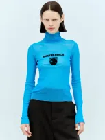 Jean Paul Gaultier X Shayne Oliver Blue Earth Top