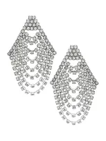 Jennifer Behr Seraphina Earrings In Crystal