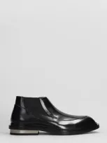 Jil Sander Metal-detail Leather Boots In Black