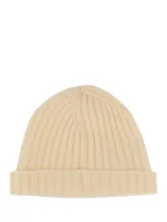 Jil Sander Beanie Hat In Ivory