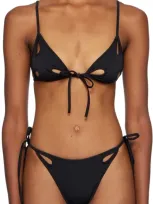 J.kim Black Chilla Bikini Top