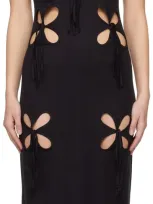 J.kim Black Staple Petal Maxi Dress