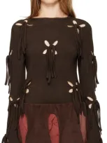 J.kim Brown Petal T-shirt