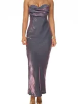 Jluxlabel Visions Of You Sleeveless Maxi Dress In Purple