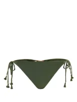 Johanna Ortiz Sheshea Bikini Bottoms In Green