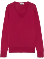 John Smedley Oona Sweater In Red