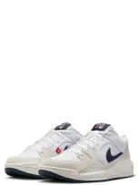 Jordan Stadium 90 Sneaker In White/navy/varsity Red