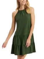 Jude Connally Leanna Tiered Dress In Green